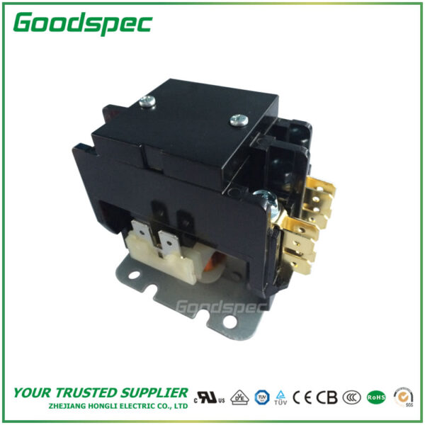 HLC-2XQ00AAC-002.jpg GC-2XQ00AAC(2P/20A/24VAC) Definite Purpose Contactor