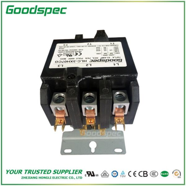 HLC-3XH07CG(3P/75A/480VAC) Definite Purpose Contactor