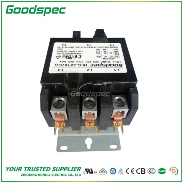 HLC-3XT07CG(3P/75A/120VAC)DEFINITE PURPOSE CONTACTOR
