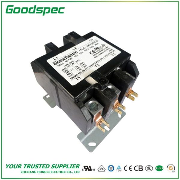 HLC-3XT07CG(3P/75A/120VAC)DEFINITE PURPOSE CONTACTOR