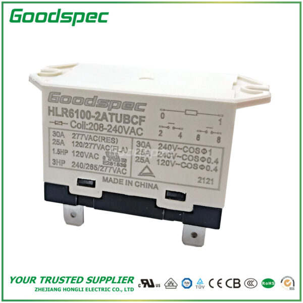 HLR6100-2ATUBCF-240VAC HLR6100-2ATUBCF-VAC208/240 High Power Relay